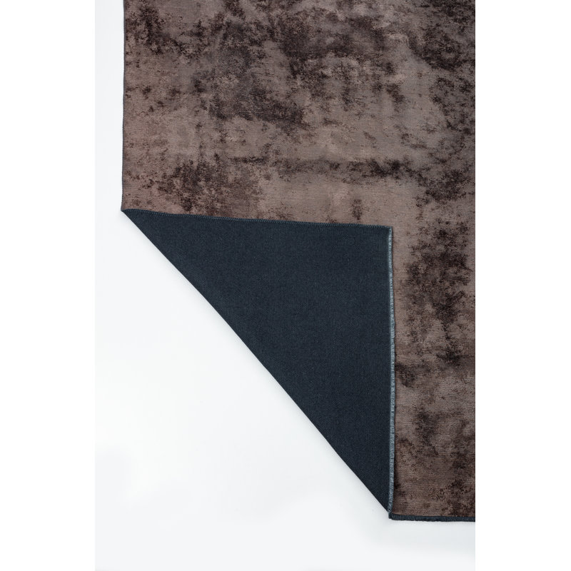 Rapture Brown/Black Luxury Area Rug, Rectangle 7'10" x 11'2"