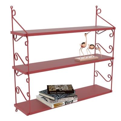 Dure 3 Piece Accent Shelf with Adjustable Shelves