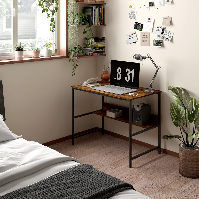 Metal Base Computer Desk