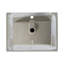 Comptoir de meuble-lavabo simple en céramique 24 po avec trous pour robinet Manwi