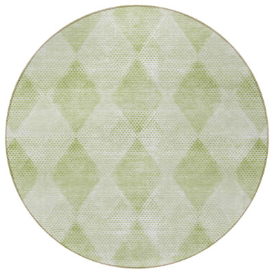 Tapis d'intérieur rond 8 po