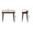 Elevated Chestnut Console Table