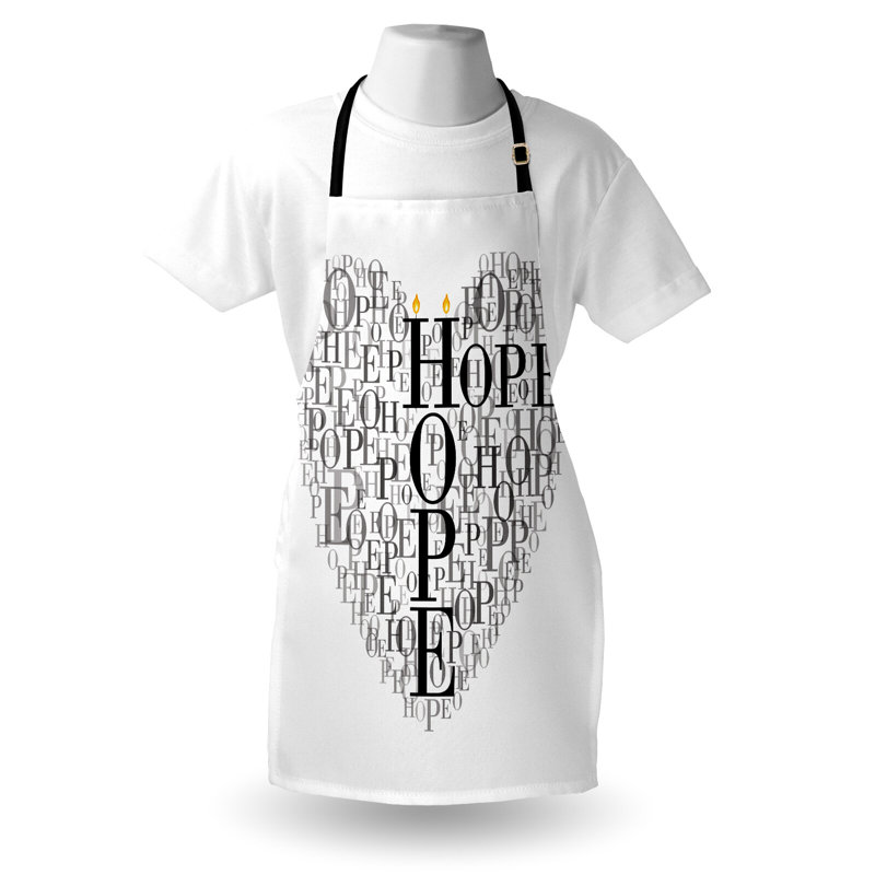 No Pattern Bib Apron