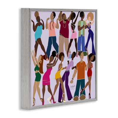 Giclée encadrée de Peace Peace & Dancing, conception de Sierra Siler