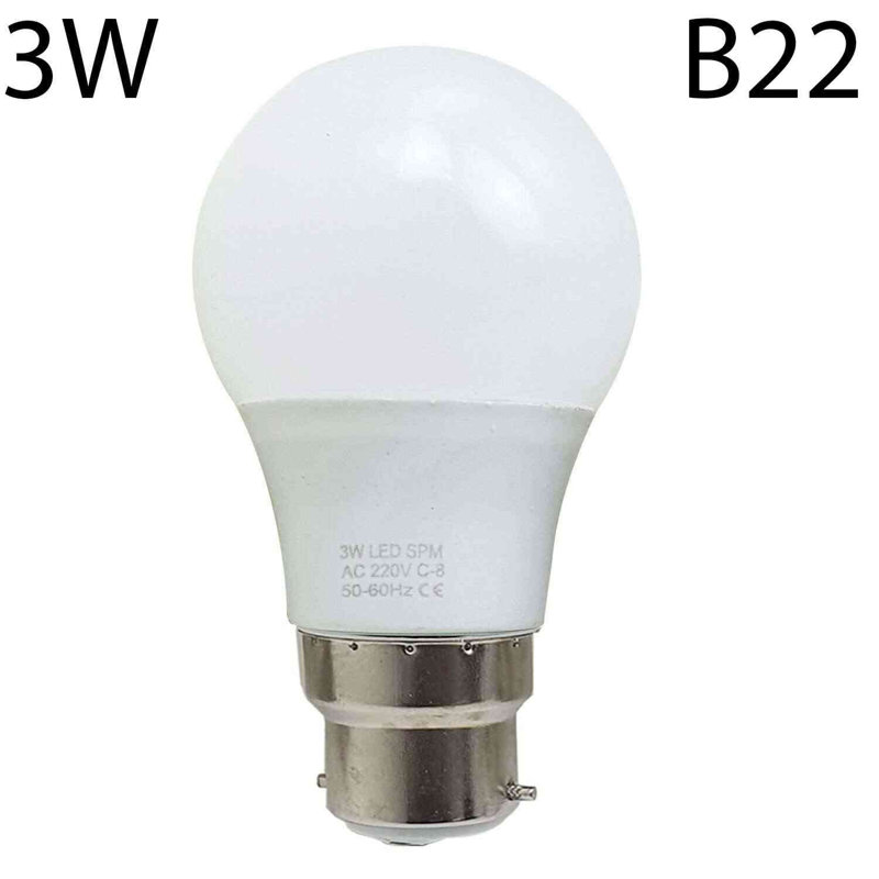 BA22d LED Light Bulb, 3