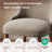 High Back Dining Chair with Ergonomic Curved Back, Padded Seat & Solid Wood Legs-1504526980