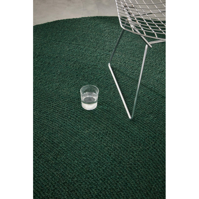 Handmade Wool Area Rug, Round 6'7"