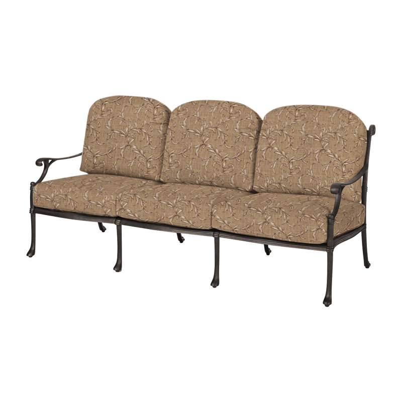 Michigan Outdoor 3 - Seat Patio Sofa, Bessemer, Vintage