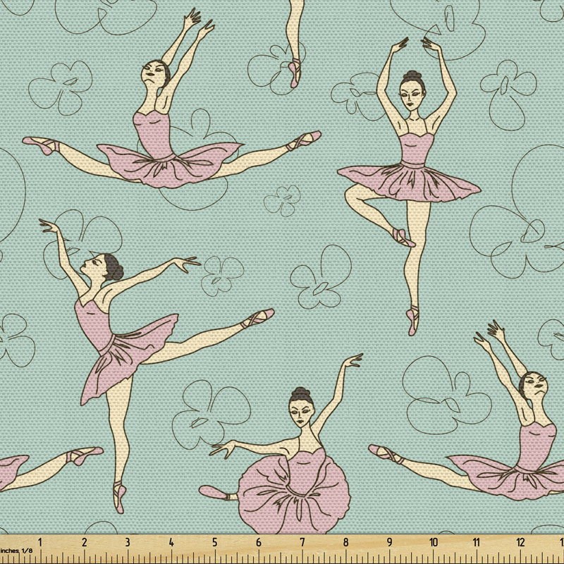 Tissu de ballet Ambesonne, l 36 po x L 58 po