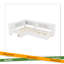 Lit plateforme en L simple avec lit gigogne, lit plateforme en bois massif avec tiroirs de rangement et tablettes, aucune boîte à ressorts nécessaire-34112903