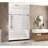 Frameless shower door 44-48 "W x 76" H, 1/4 "(6 mm) Clear Tempered Glass, Explosion Proof Film, Stainless Steel Handle,Brushed Nickel