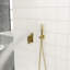 Pomme de douche double - Système de douche carré mural de 12 pouces avec valve brute-126529280