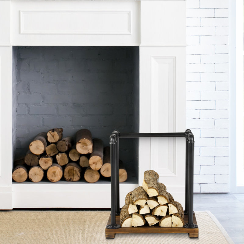 Faryn 30 cm W Indoor Firewood Log Holder Rack