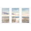 "Peaceful Beaches", impression sur acrylique 3 pièces-306027958