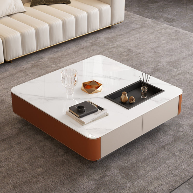 Table basse simple, H 15,7 po x l 51,2 po x P 51,2 po