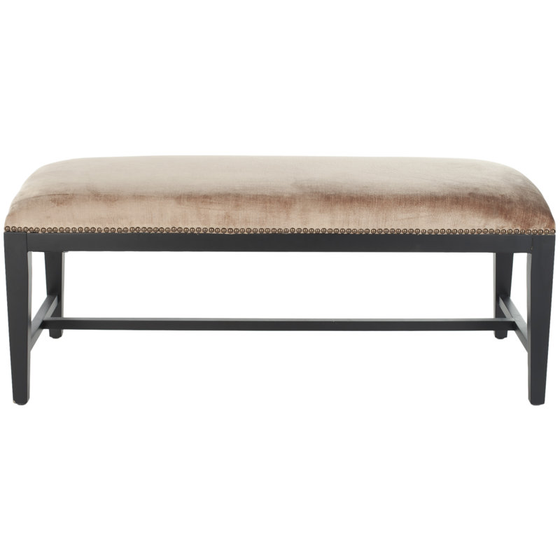 Banc rembourré kaylie, Champagne foncé