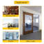 Rouleau de porte de patio tandem Brixwell 9-403B de taille 1-1 / 4 po en acier