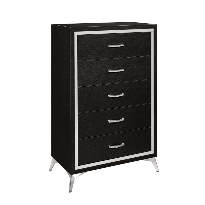 Maxo 5 - Drawer Chest, Black
