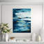 Light Poles In Fog Painting by Samuel Kane-25820597-25820596