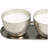 Metal Rose in Paradise Scented Grid Patterned 10 oz 1 Wick Decorative Candle with White Wax-91735978