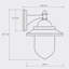 Matte Black 24.7cm H Outdoor Sconce