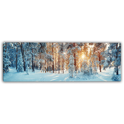 «Winter Wonderland Sunrise», art sur toile