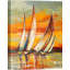 Sunset Regatta I by Luigi Florio - Wrapped Canvas Painting-375988733
