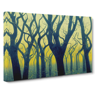 Heartwarming Spring Forest - Wrapped Canvas
