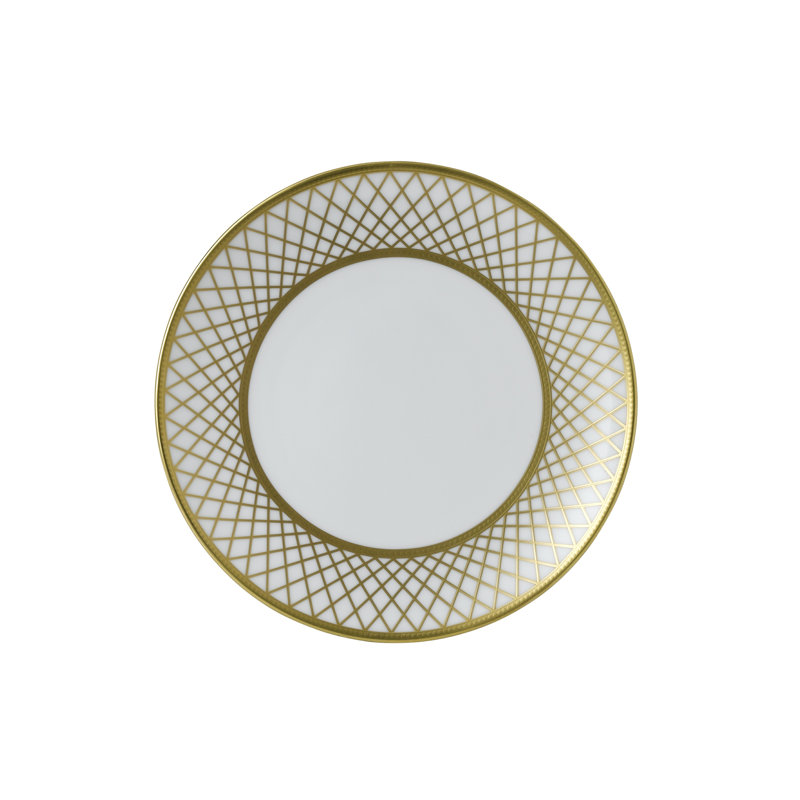 Handmade Bone China Salad/Dessert Plate, White