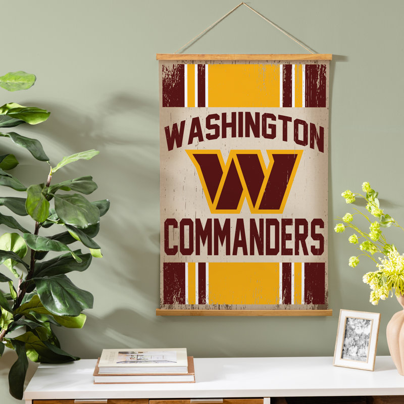 Tapisserie murale 24 "x 36" Washington Commanders, Commanders de Washington
