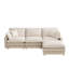 Canapé modulaire beige, assise profonde avec 4 coussins, forme en L moderne pour la maison, structure en bois massif incluse-922996805-922996807