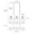 Bacup 6 - Light Dimmable Square / Rectangle Chandelier-1432871899