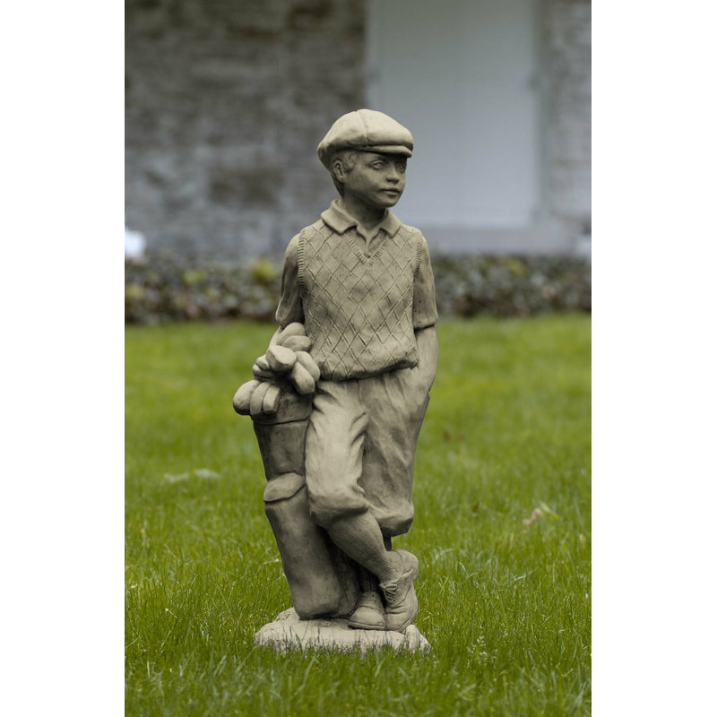 Statue mâle golfeur, Vert