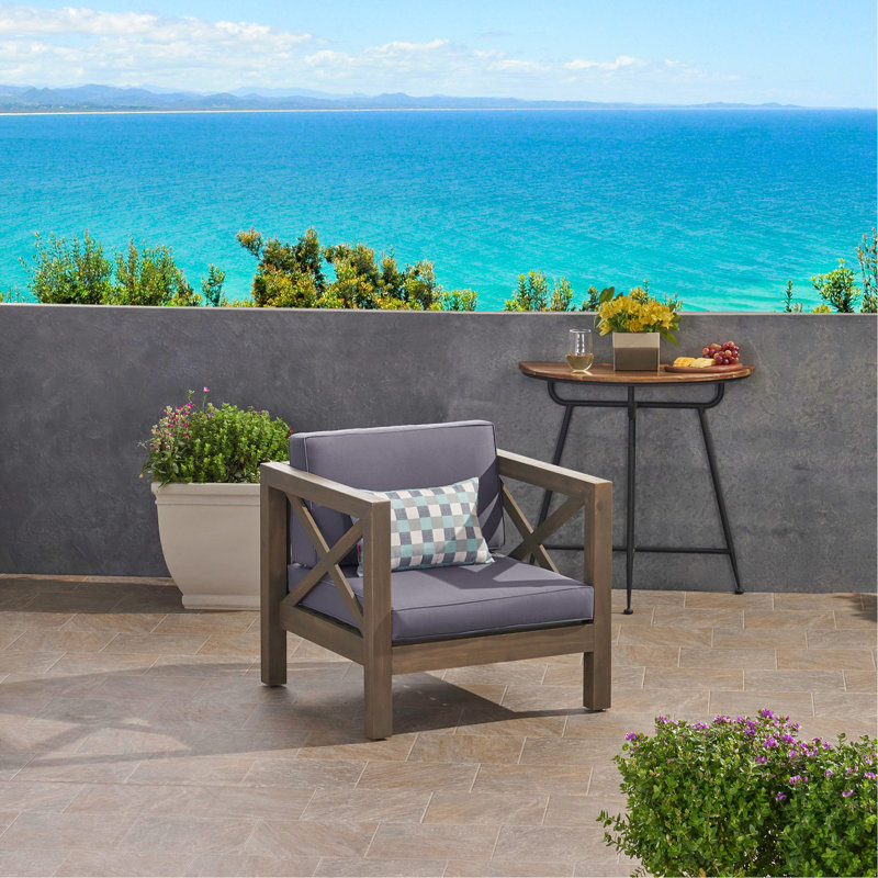 CHAISE CLUB BRAVA, Dark Grey, Grey