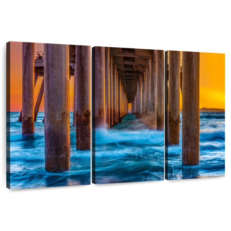 Aletra Hunting Beach Pier, 42" H x 65" W