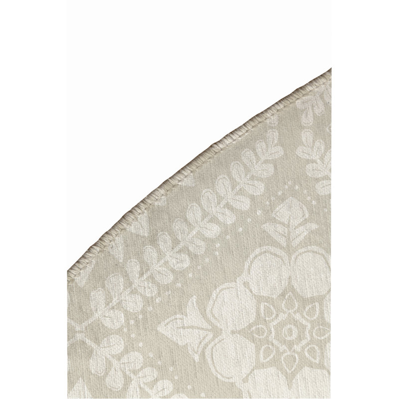 Talia Outdoor Area Rug, Round 5'
