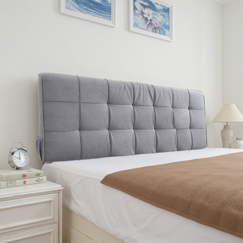 Bed Headboard Cushion with Removable Cover