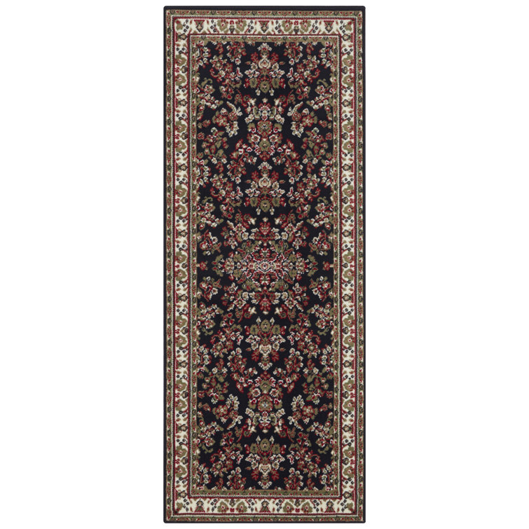 Zabul Tufted Black/Beige/Red Rug