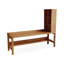 Bureau rectangulaire en bois massif brun-118231083
