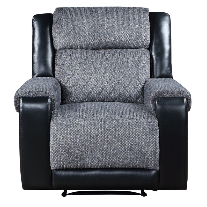 Fauteuil inclinable gris / noir