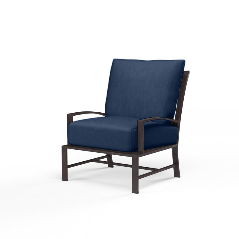 La Jolla Outdoor Lounge Chair, Echo Midnight Sunbrella®