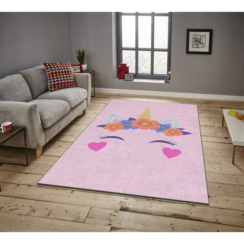 Luxurious Velvet Area Rug, 4.6 x 7.2 Feet | 100% Polyester, 740 g/m² | Non-Slip Felt Dot Underside, Machine Washable | Digital Print Design, Easy to Clean, Perfect for Living Room & Bedroom Décor