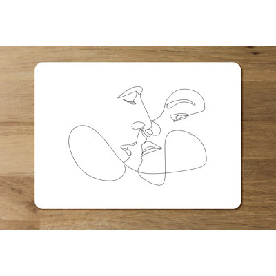Duban Wood No Pattern Rectangle Placemat