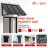 Awntech Houstonian Standing Seam Metal Fixed Awning with Open Sides-28213106-28213365-126123790