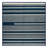 Washable Steel Blue White Striped Area Rug-1011849825