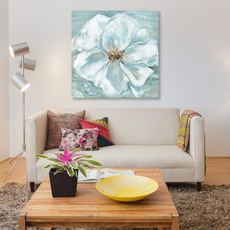 « blue becomin’beauté ii », impression sur toile, H 12 po x l 12 po x P 0,75 po, Toile tendue