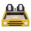 Lit plateforme simple en forme de voiture de course avec roues-1862255422