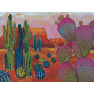 «Desert Sonata IV» par David Erickson - Art mural encadré