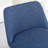 2 Counter Height Swivel , Blue Linen Covering, 25.6" Seat, Metal Legs For Kitchen Island & Pub Stools Of 2, 360 Rotatable, Upholstered,-554041484
