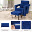 Aidenjohn Upholstered Armchair with Ottoman-1597940895